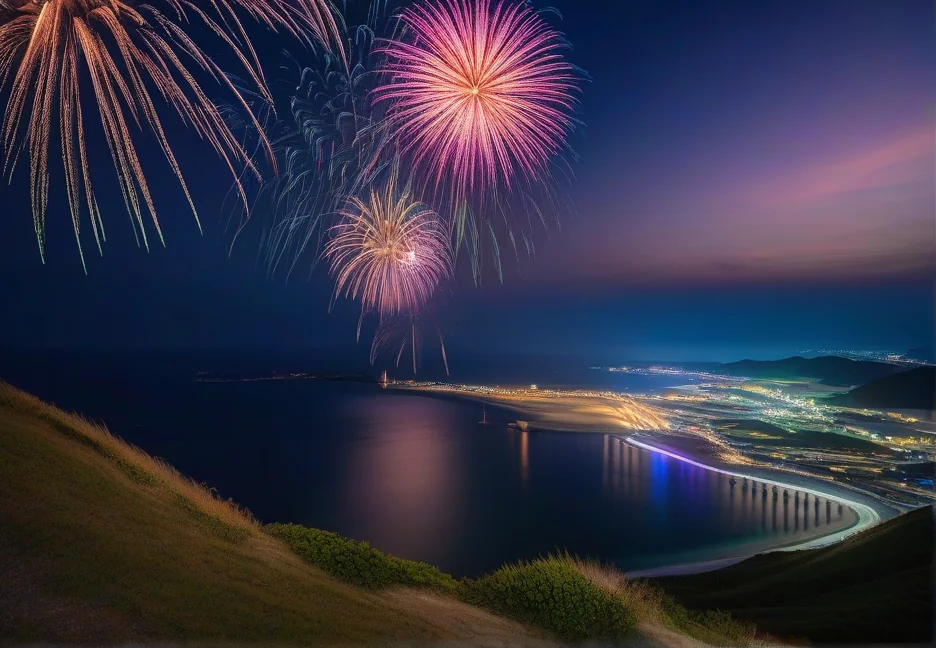 西伊豆「堂ヶ島火祭り」2026は7月24日（金）｜海賊船が燃える、海上花火と手筒花火の夜