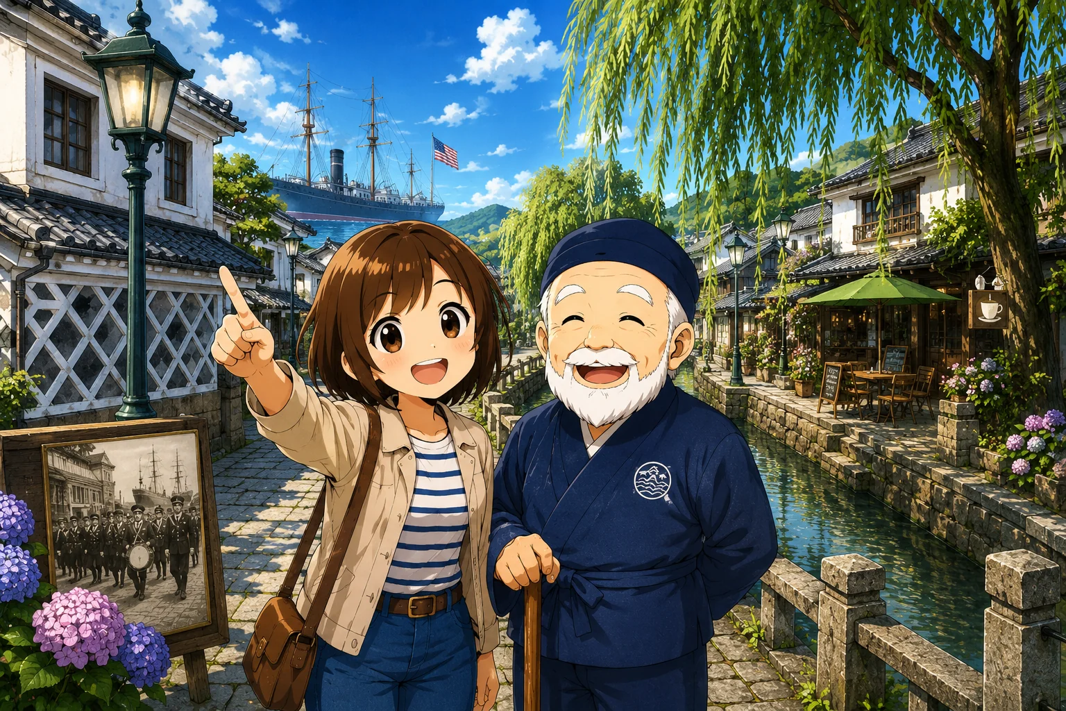【下田市】みなみと歩く 黒船の街・下田③｜ペリーロード、なぜ川沿いに異国情緒の石畳があるのか