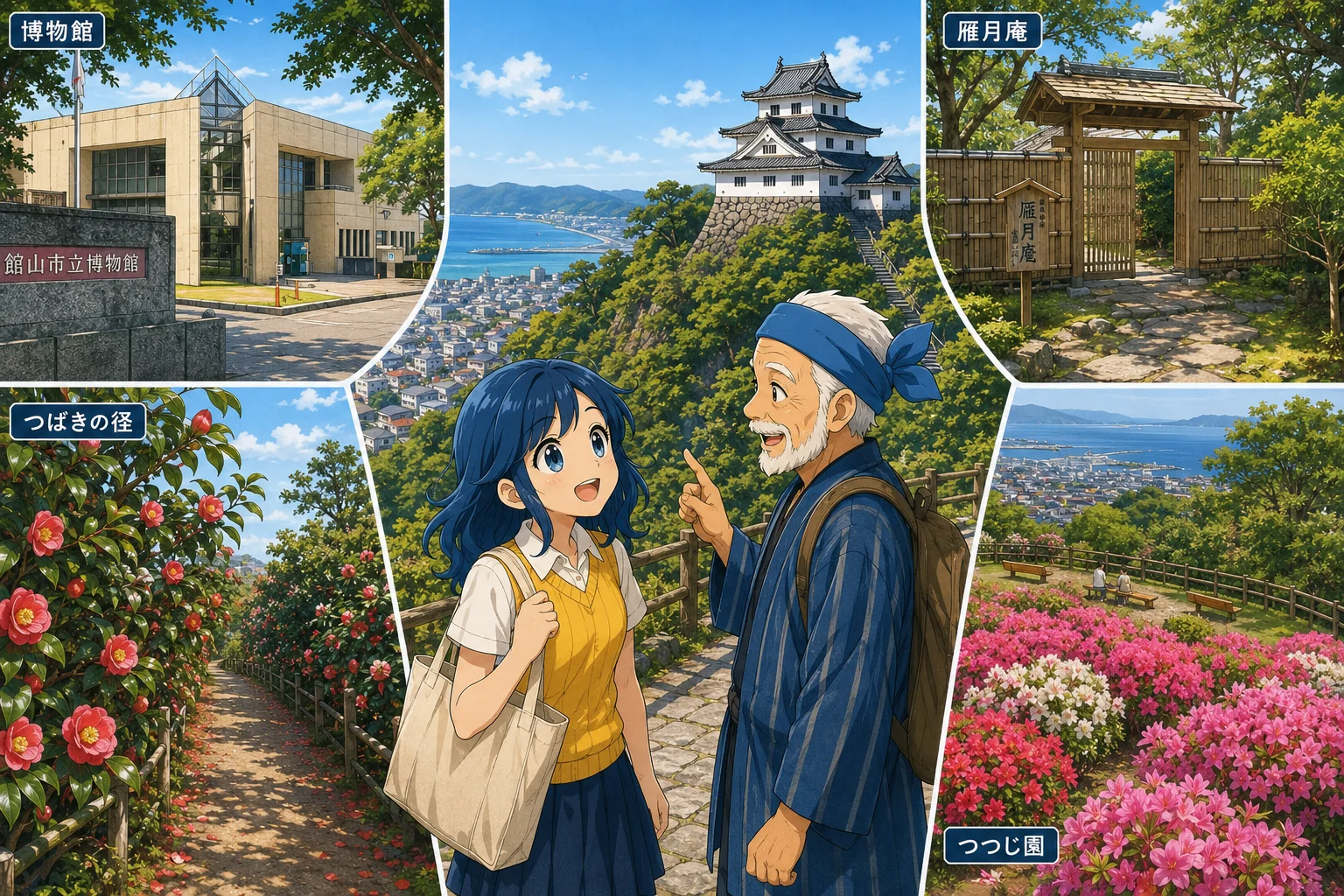 【館山市】うみこと歩く館山城⑦｜城山公園を歩く・今も残る館山城の気配