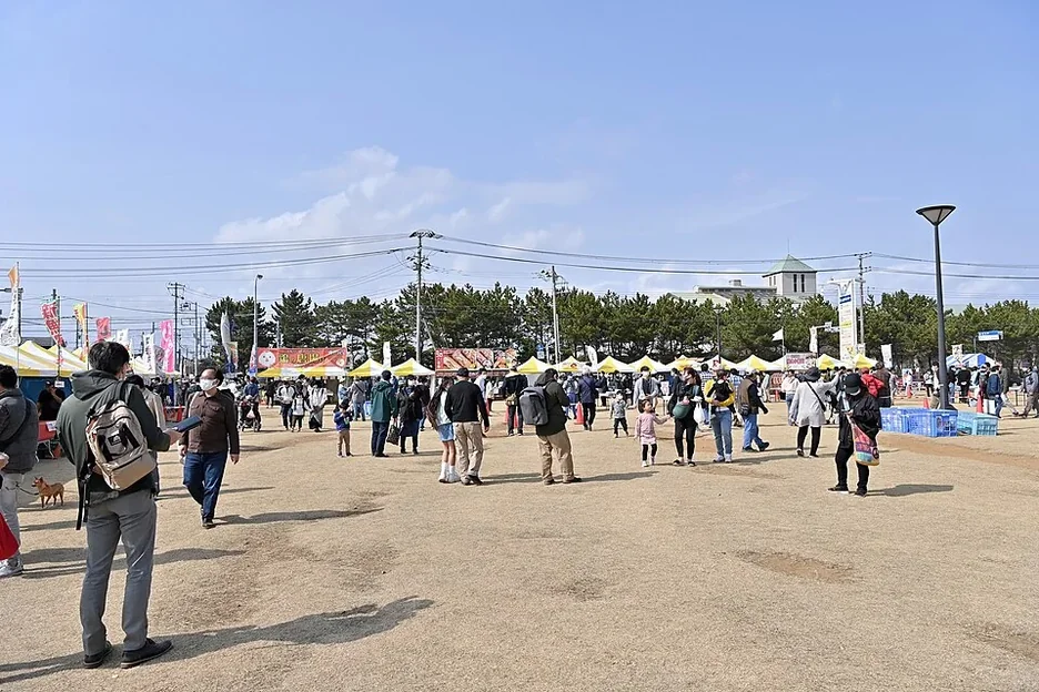大洗春まつり 海楽フェスタの賑わい