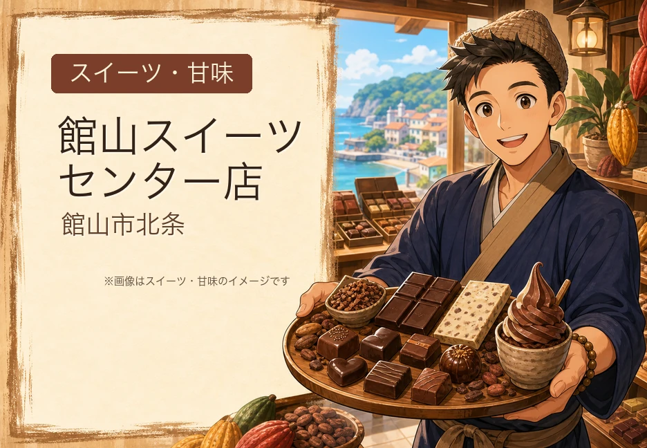 「たぶん世界一小さいチョコレート工場 館山スイーツセンター店」｜北条海岸沿いの工場直営店